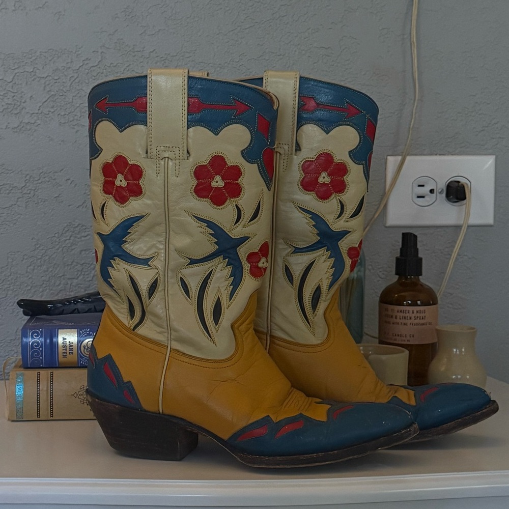 Montana Bluebird Cowboy boots
